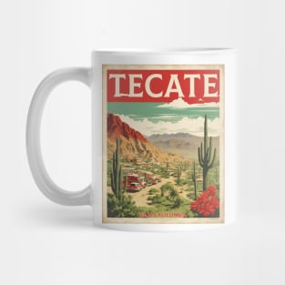 Tecate Baja California Mexico Vintage Tourism Travel Mug